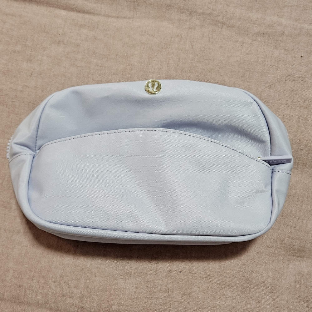 Lululemon City Essential Pouch in Lavender Frost with Gold Hardware